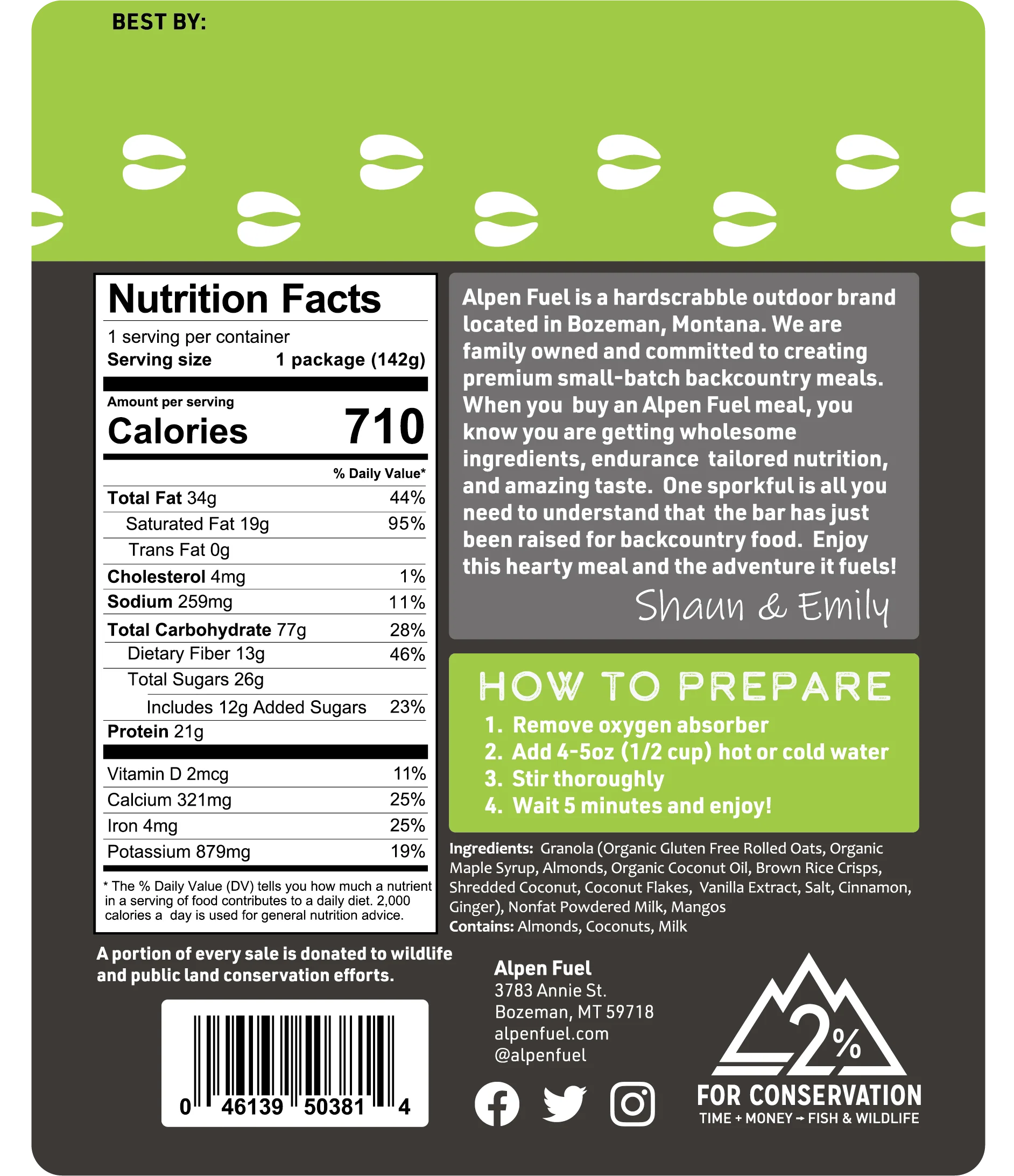 Angry Pika (formerly Alpen Fuel) Granola Breakfast Meals - Image 15