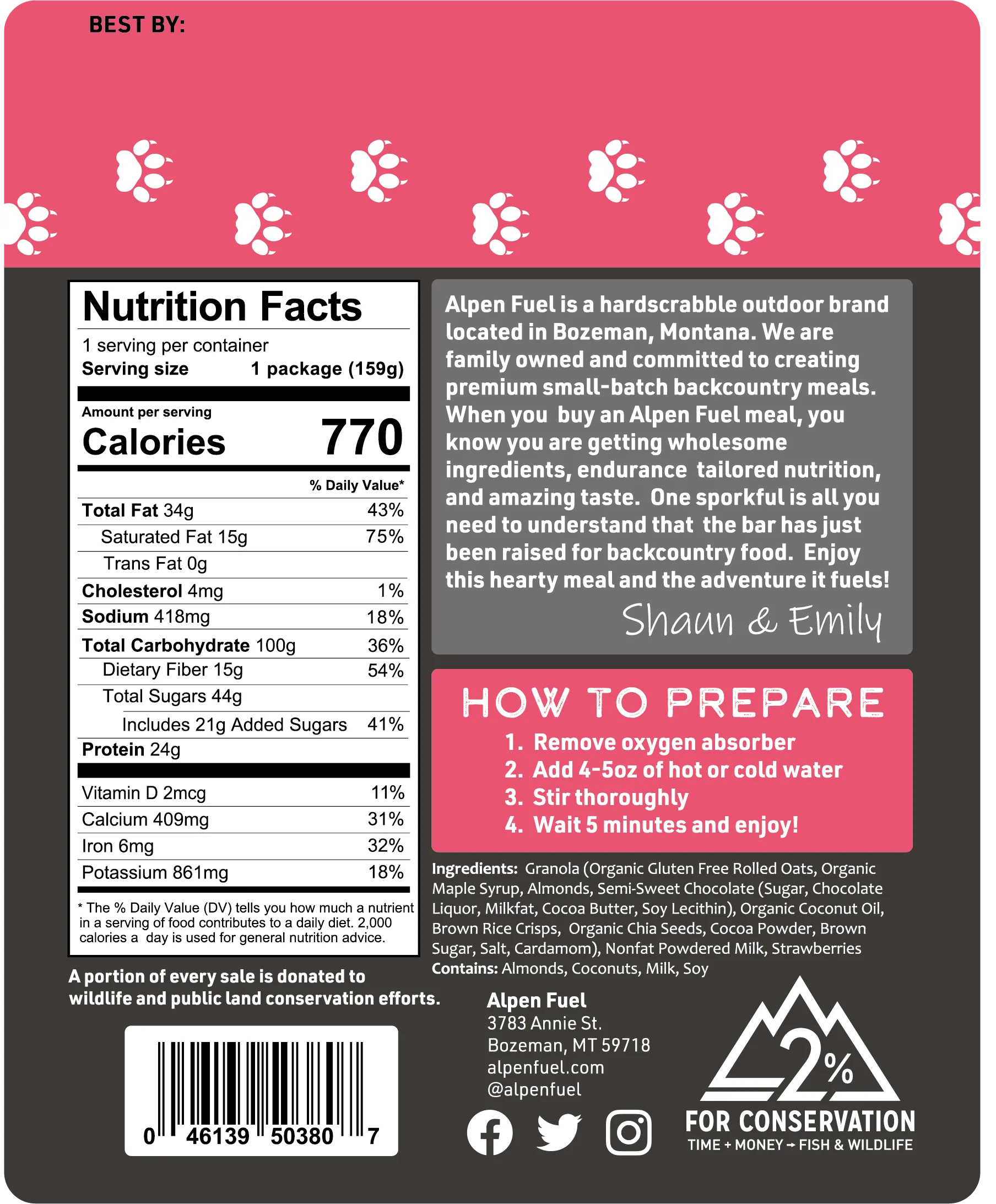 Angry Pika (formerly Alpen Fuel) Granola Breakfast Meals - Image 6